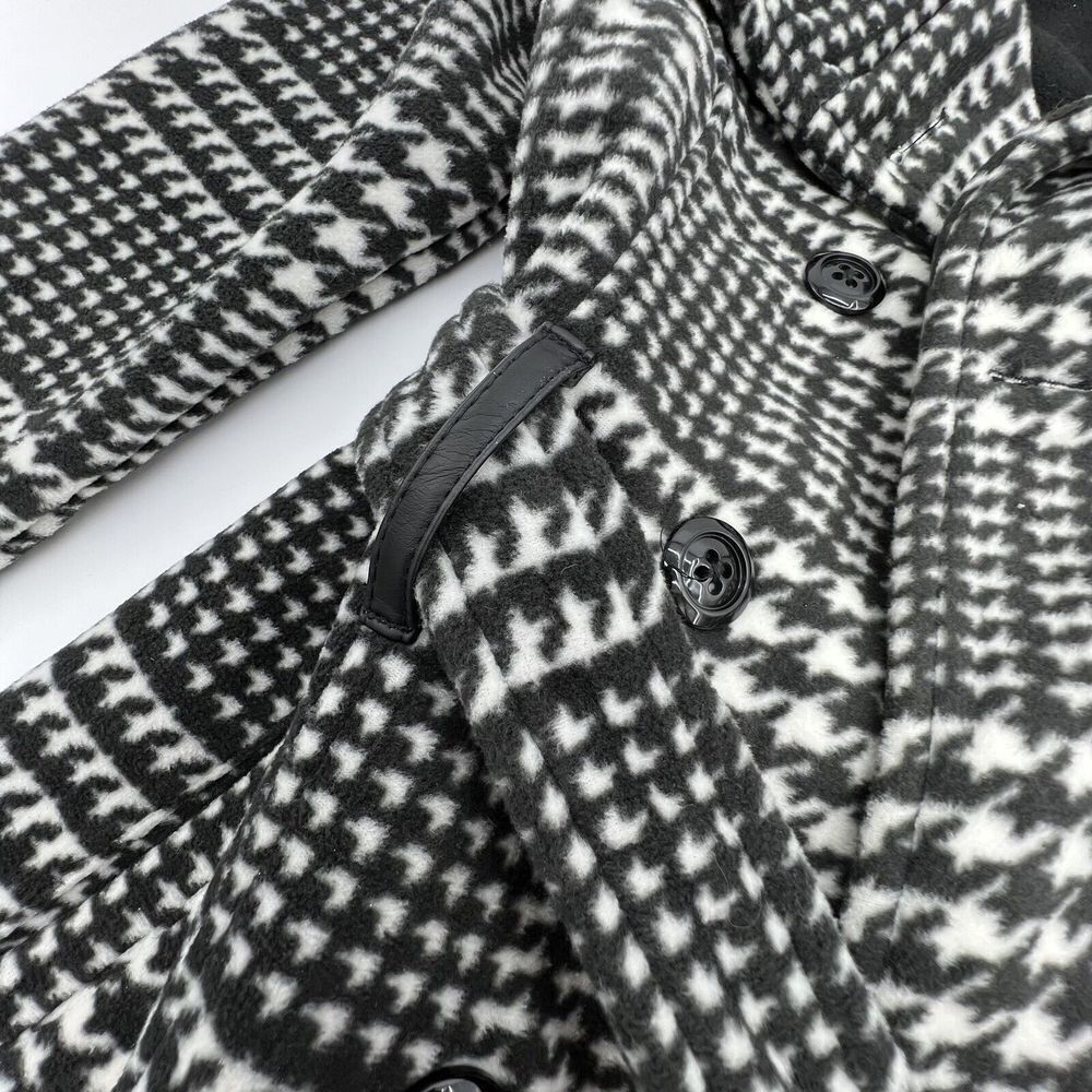 Sebby Houndstooth Peacoat With Belt Size Small - Picture 2 of 6